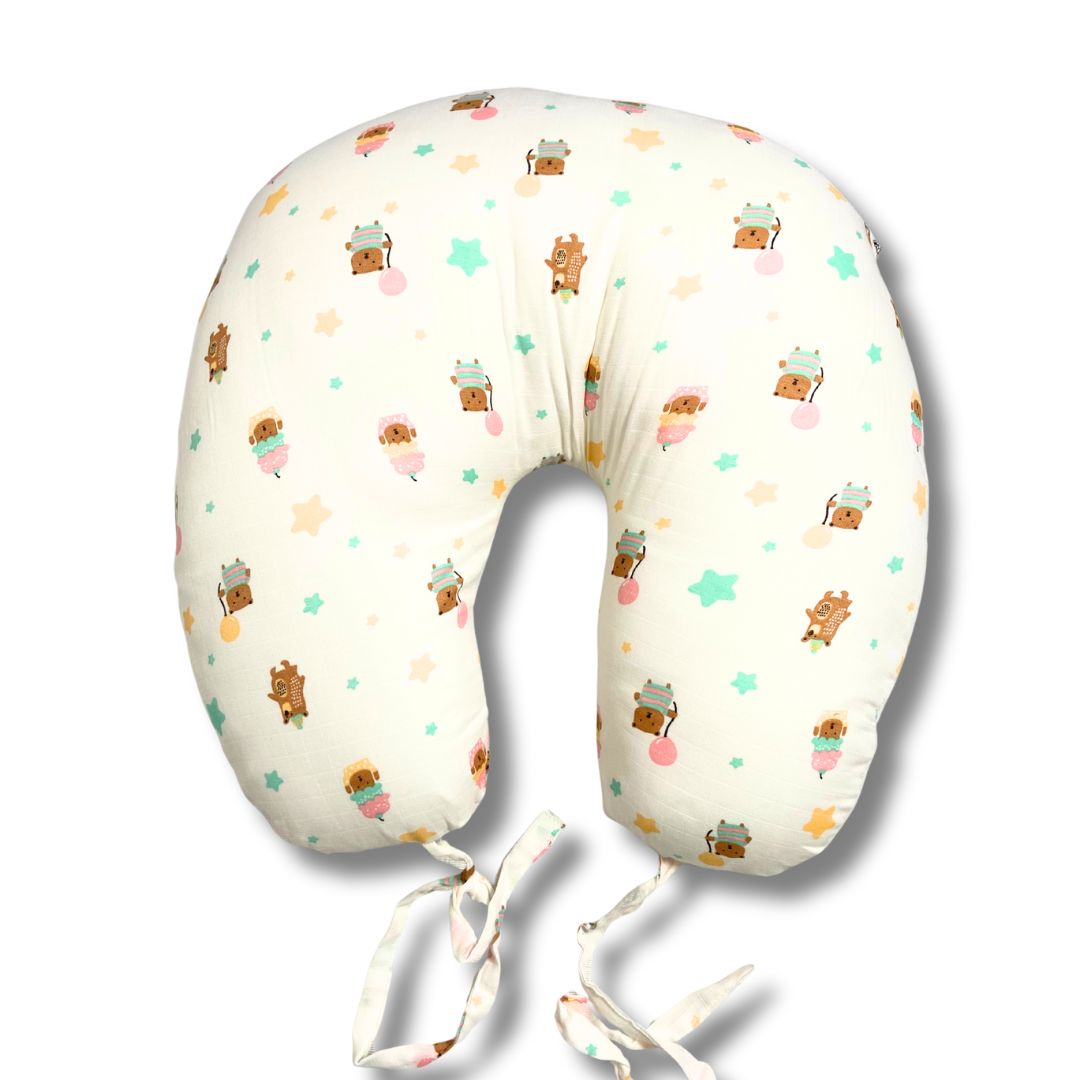 Muslin Breast Feeding Pillow, Nursing Pillow U Shaped Pillow