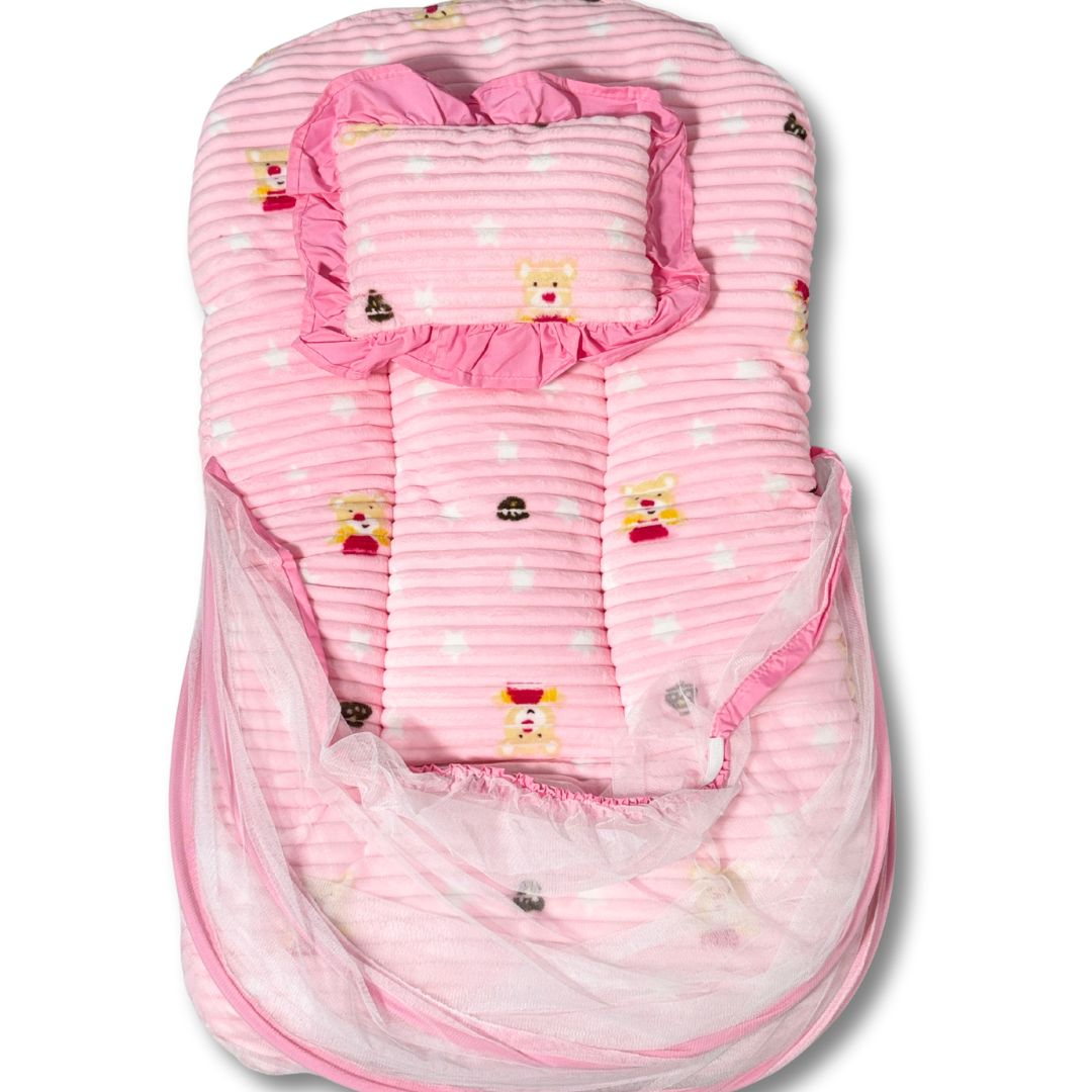 Bedding Set with Protective Mosquito Net