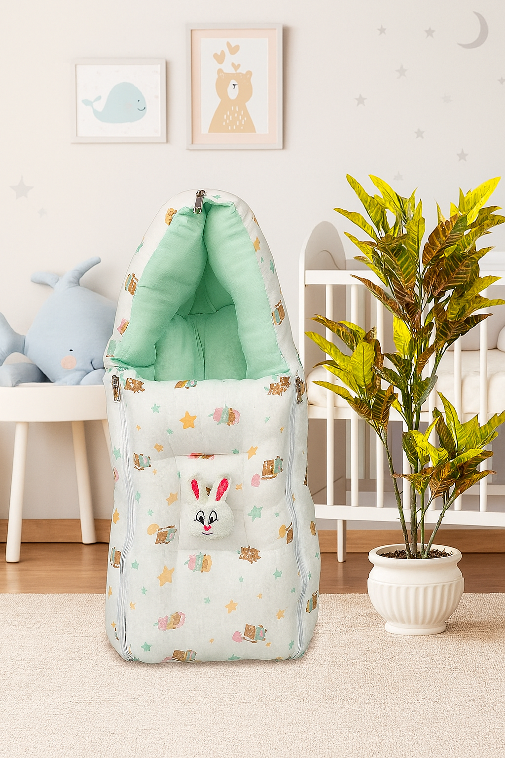 Baby Carry Bed Premium Muslin Sleeping Bag