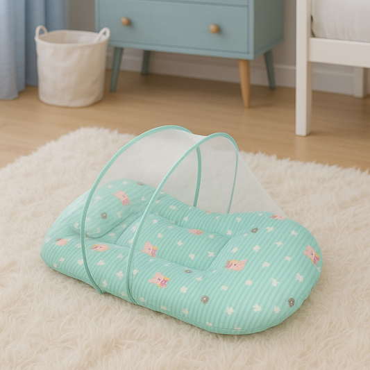 Bedding Set with Protective Mosquito Net