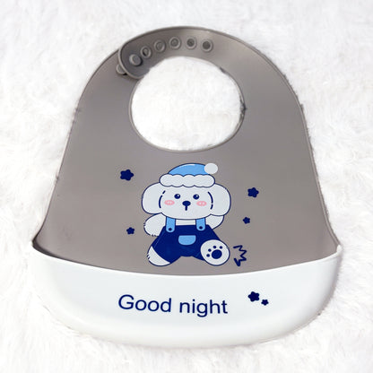 Silicone Baby Bib for Feeding with Adjustable Neckline | LetsAdore