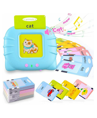 Montessori Talking Flash Cards for Early Education | Rechargeable Learning Toy for Kids 2–5 Years- LetsAdore
