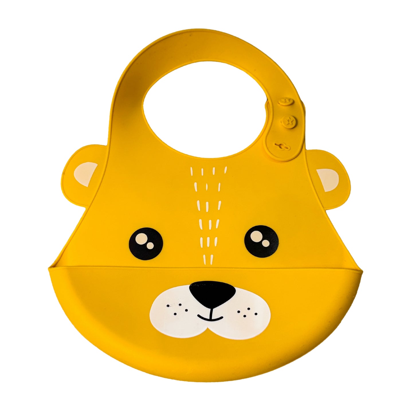 Silicone Baby Bib for Feeding with Adjustable Neckline | LetsAdore