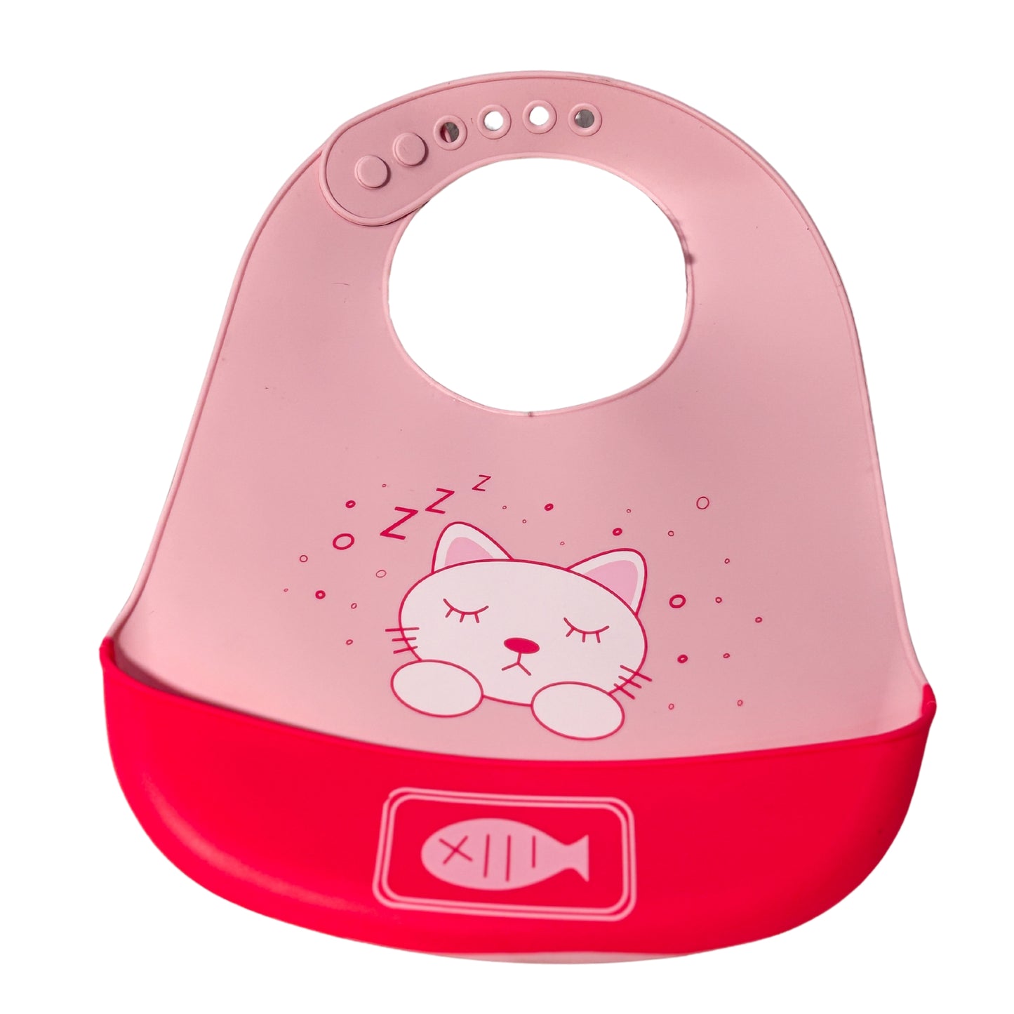 Silicone Baby Bib for Feeding with Adjustable Neckline | LetsAdore