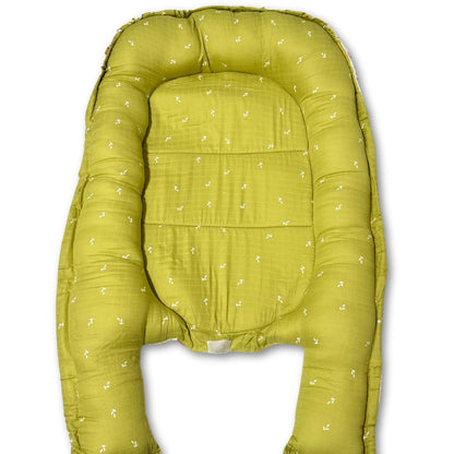 Printed Cotton Portable & Foldable Reversible Sleeping Bed Nest