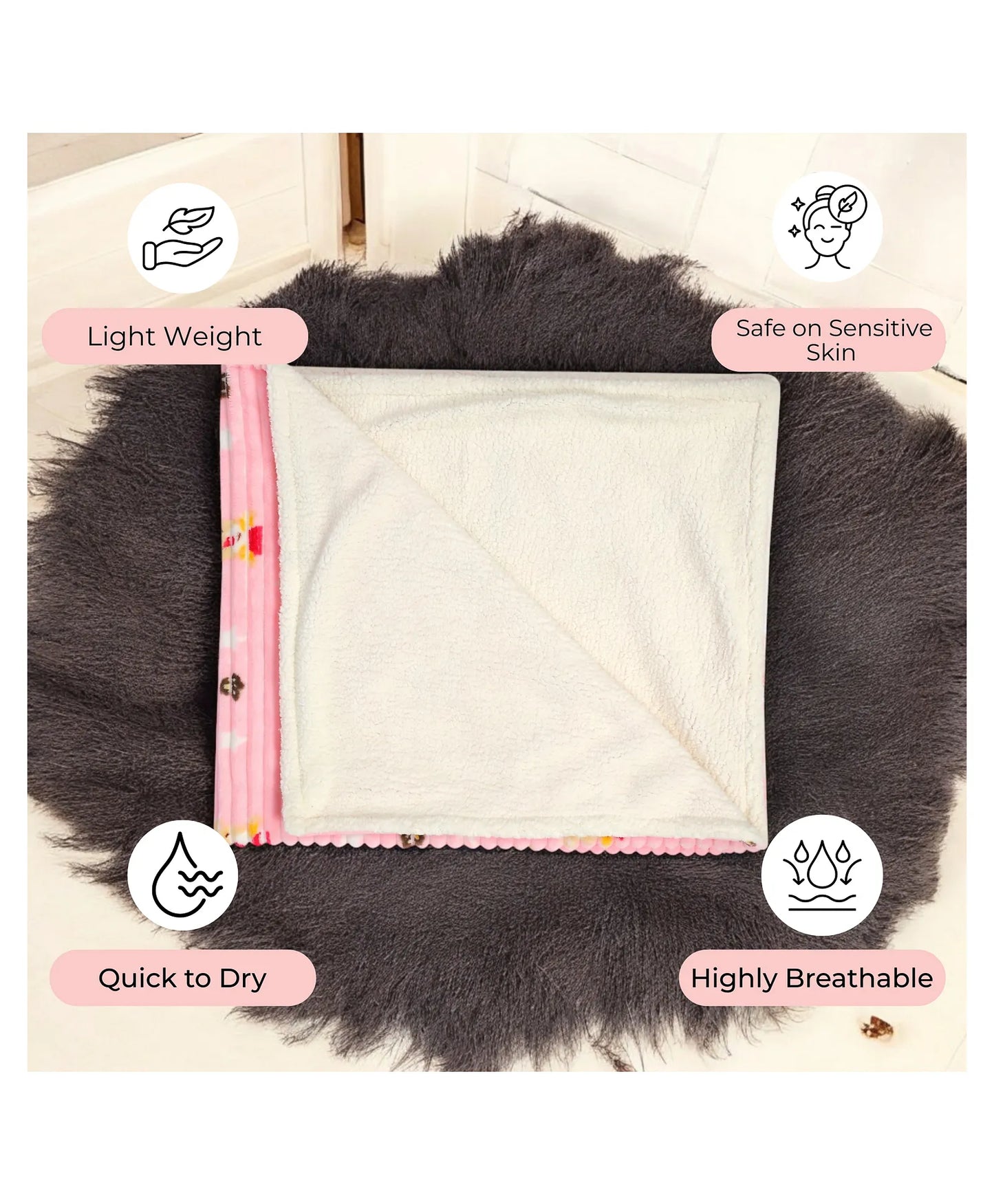 Velvet Baby Blanket - LetsAdore