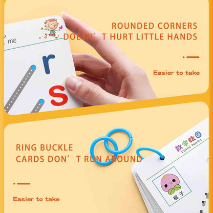 Magical Tracing Workbook Set | Reusable Alphabet & Number Writing Book for Kids- (64 Pages)