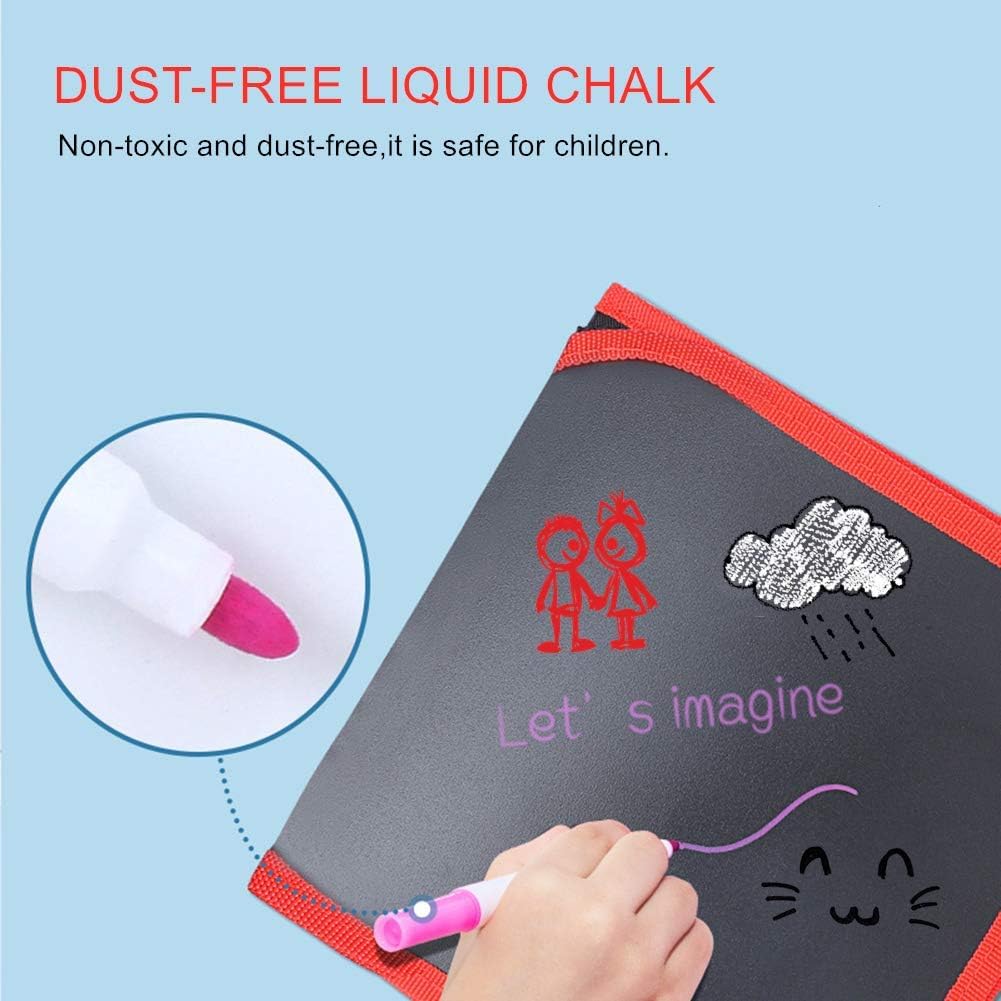 LetsAdore Reusable Doodle Book Set for Kids | 14-Page Erasable Drawing Notebook with 12 Sketch Pens & Wipes | Unicorn Painting Activity & Art Stationery Kit | Gift for Ages 3–12