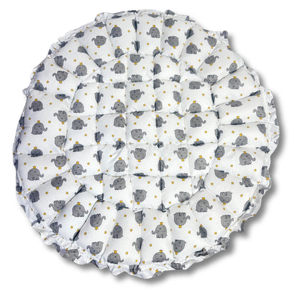 Reversible Baby Nest Bed with Mosquito Net & Pillows (0–12 Months) – For Boys & Girls