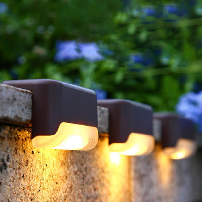 SolarGlow Outdoor Wall & Stair Lights – Solar Powered Decorative Lights for Garden, Balcony, Patio & Pathway