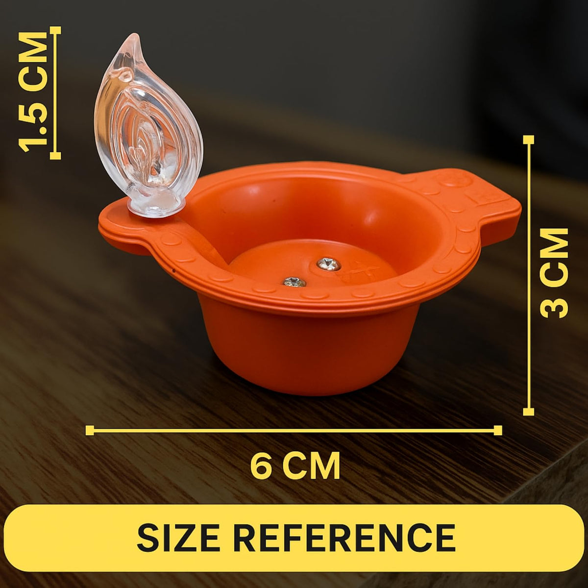 LED Water Sensor Reflection Diya – Set of 12