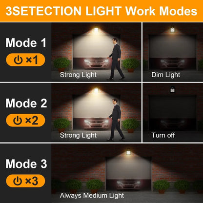 Solar Wall Lantern – 3 Modes Decorative Outdoor Light