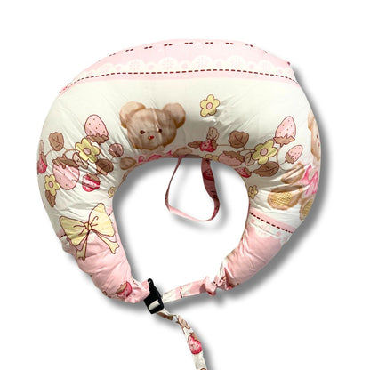 Printed Cotton Maternity Pillow with Infant Support Cushion