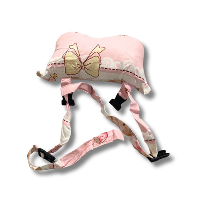 Printed Cotton Maternity Pillow with Infant Support Cushion