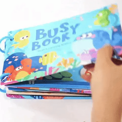 Montessori Learning Bundle | Magnetic Wooden Counting Toy + Busy Book Activity Set for Kids- LetsAdore