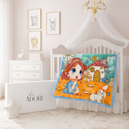 Fleece Winter Blanket for Newborn Baby | Extra Soft, Warm & Cozy