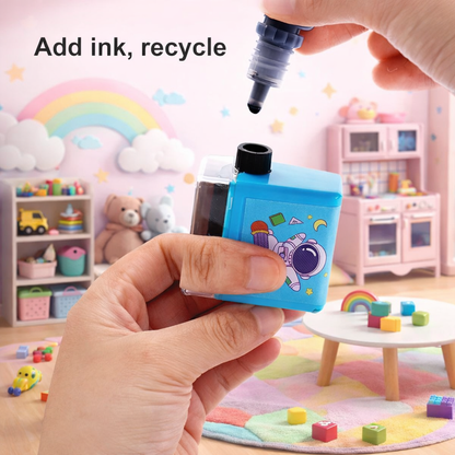 LetsAdore 4-in-1 Math Roller Stamp | Addition, Subtraction, Multiplication & Division Practice Tool for Kids