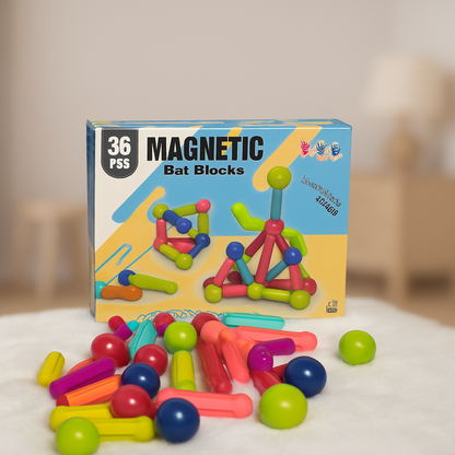 Magnetic Sticks Building Blocks for Kids | Ages 3+ | STEM Learning Toy Set- LetsAdore