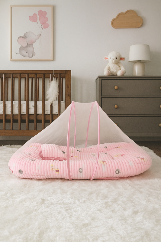 Bedding Set with Protective Mosquito Net