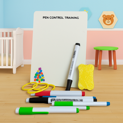 Magical Tracing Workbook Set | Reusable Alphabet & Number Writing Book for Kids- (64 Pages)