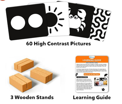 High Contrast Flashcards for Baby