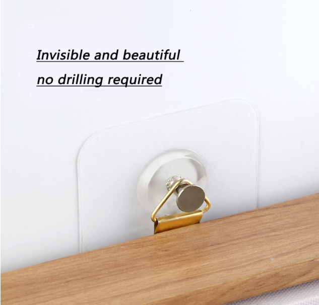 Multi-Purpose Self Adhesive Wall Hooks – Strong No-Drill Hooks for Home & Wall Organization