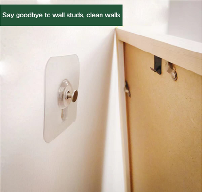Multi-Purpose Self Adhesive Wall Hooks – Strong No-Drill Hooks for Home & Wall Organization