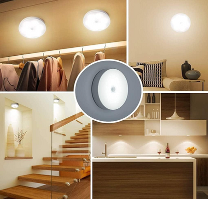 Motion Sensor LED Light – Automatic Light with Magnetic Base for Home, Kitchen, Bedroom, Wardrobe & Stairs