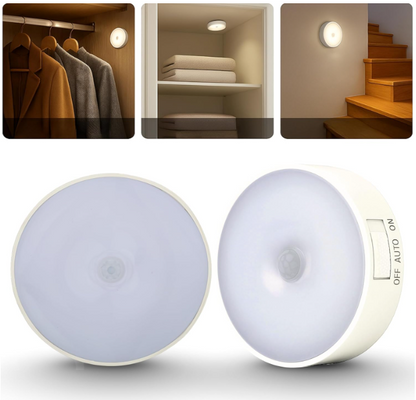 Motion Sensor LED Light – Automatic Light with Magnetic Base for Home, Kitchen, Bedroom, Wardrobe & Stairs