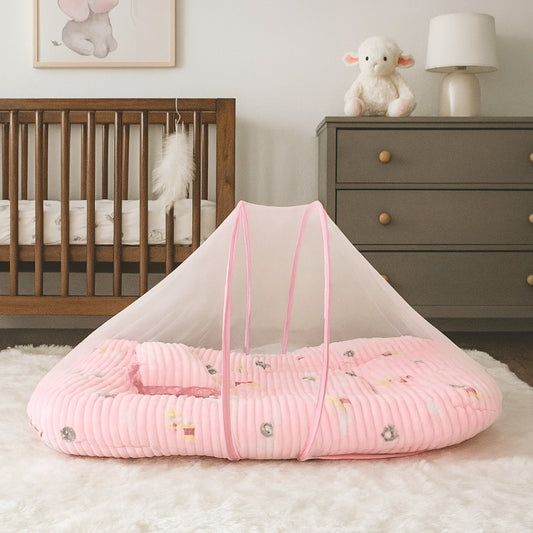 Bedding Set with Protective Mosquito Net