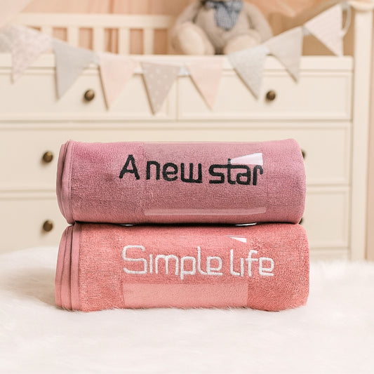 Face & Hand Towel Set of 2 | Soft Microfibre Towels 35×75 cm | Quick Dry & Lightweight