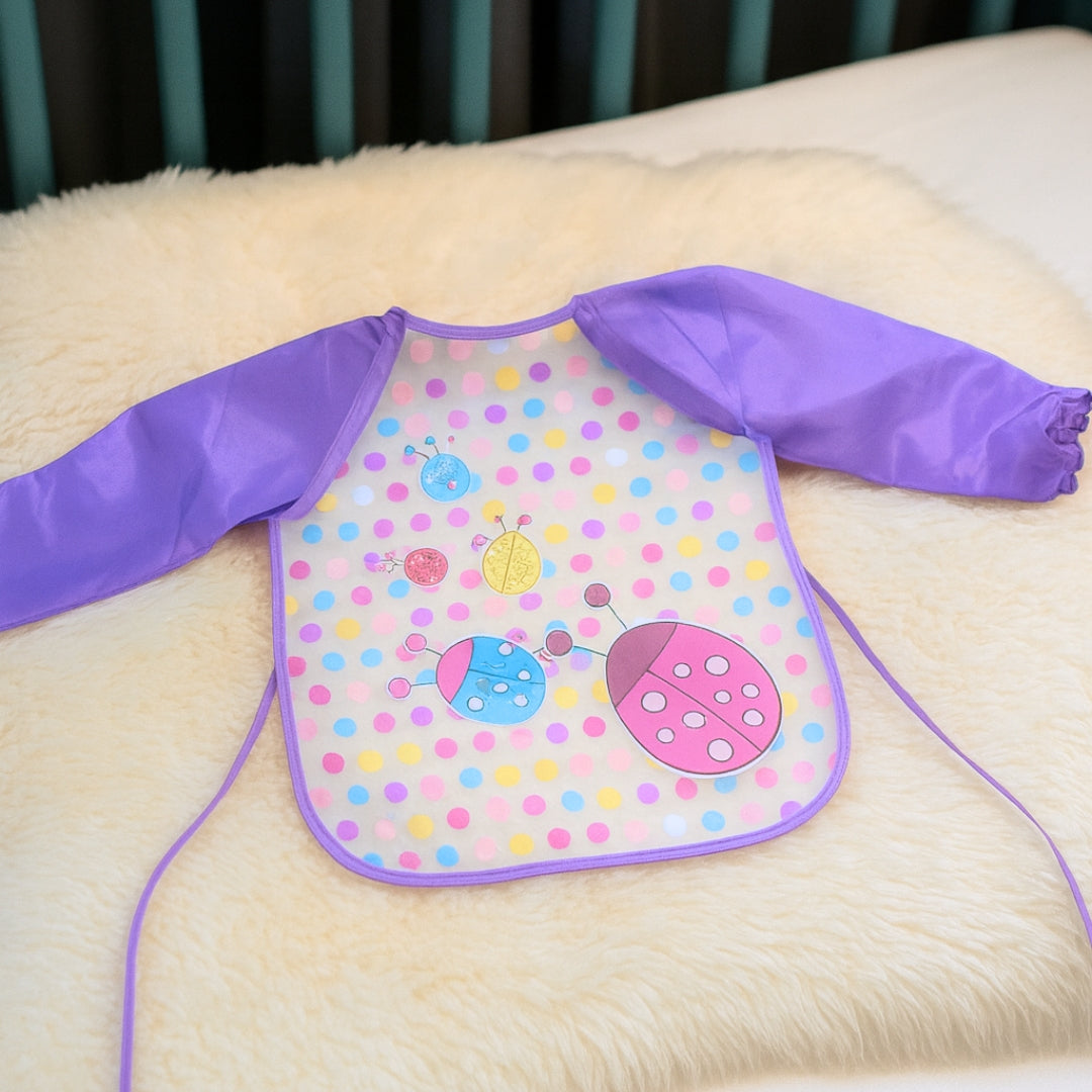 Baby Bibs Unisex Waterproof Feeding Bibs for Infant Child Toddler Bibs with Sleeves