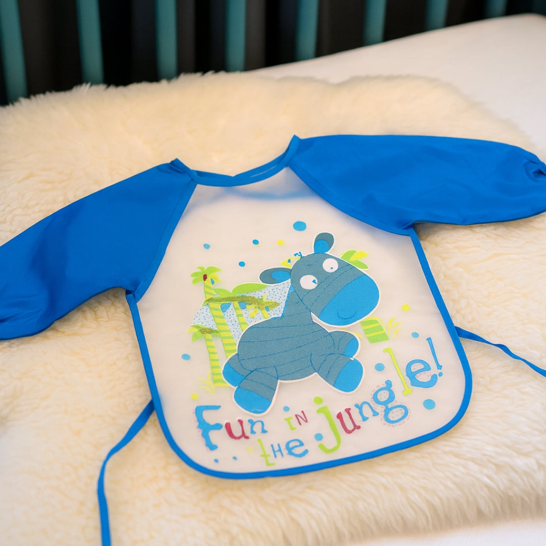 Baby Bibs Unisex Waterproof Feeding Bibs for Infant Child Toddler Bibs with Sleeves