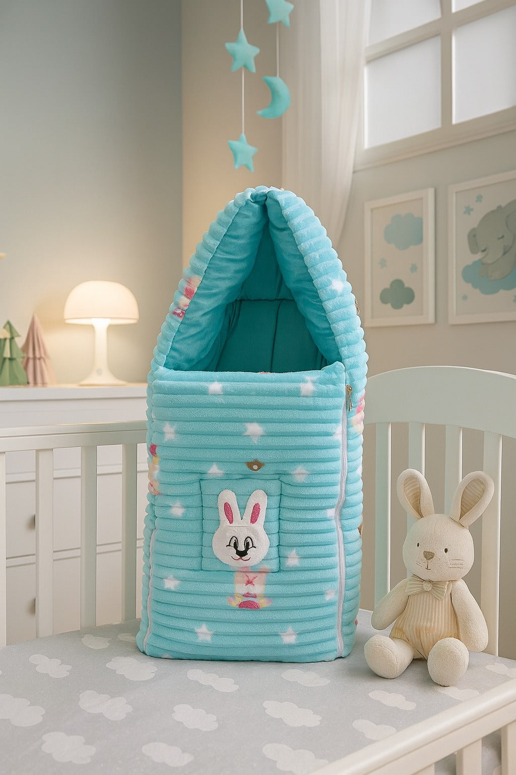 Velvet Baby Sleeping Bag & Carry Nest - LetsAdore