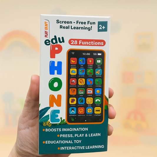 Mini Explorer Talking Flash Card Phone Toy | Rechargeable Learning Mobile for Kids 2–12 Years