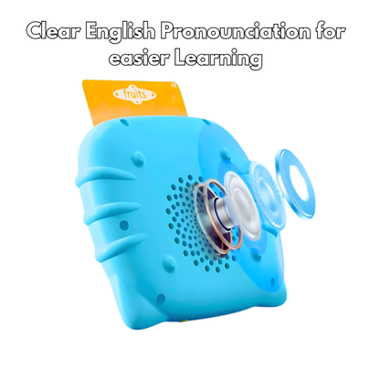 Montessori Talking Flash Cards for Early Education | Rechargeable Learning Toy for Kids 2–5 Years- LetsAdore