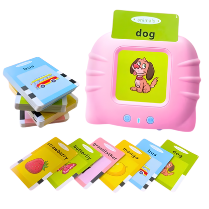 Montessori Talking Flash Cards for Early Education | Rechargeable Learning Toy for Kids 2–5 Years- LetsAdore