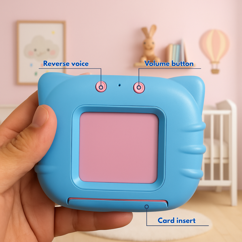 Montessori Talking Flash Cards for Early Education | Rechargeable Learning Toy for Kids 2–5 Years- LetsAdore