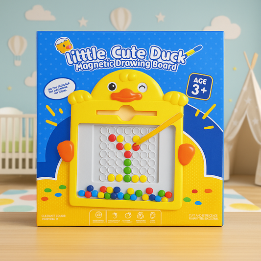 Toy Imagine Duck Magnetic Drawing Board | Montessori Dot Magpad for Kids & Toddlers- LetsAdore