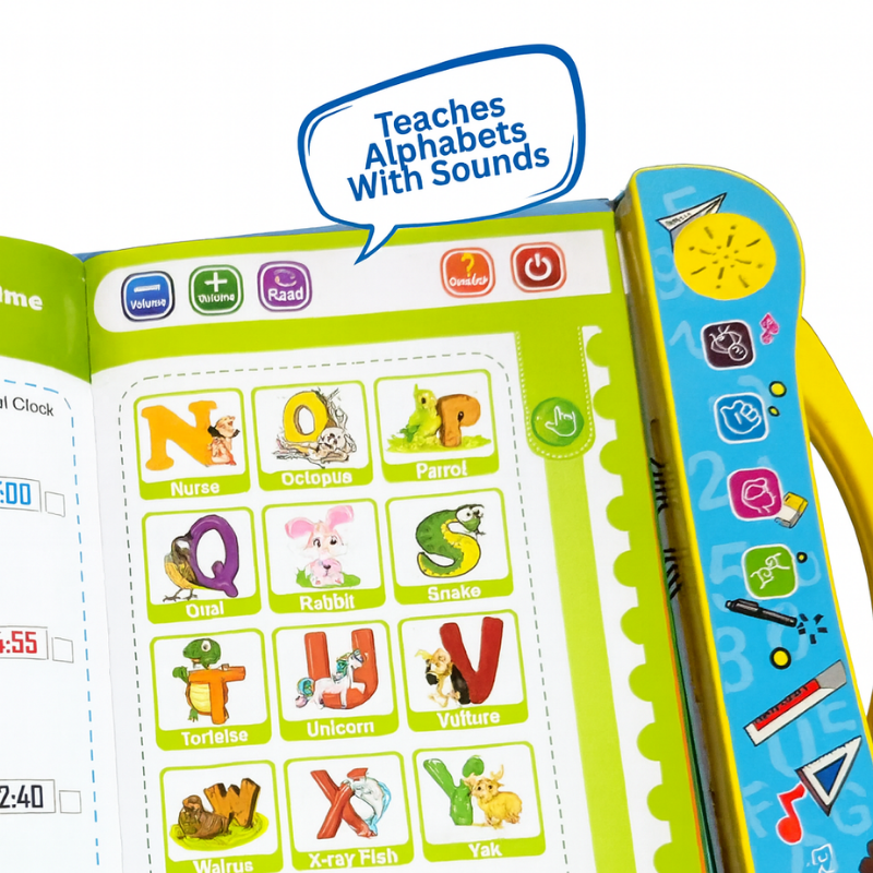 Fun Musical Study Book for Toddlers | Early Learning Sound Book- LetsAdore