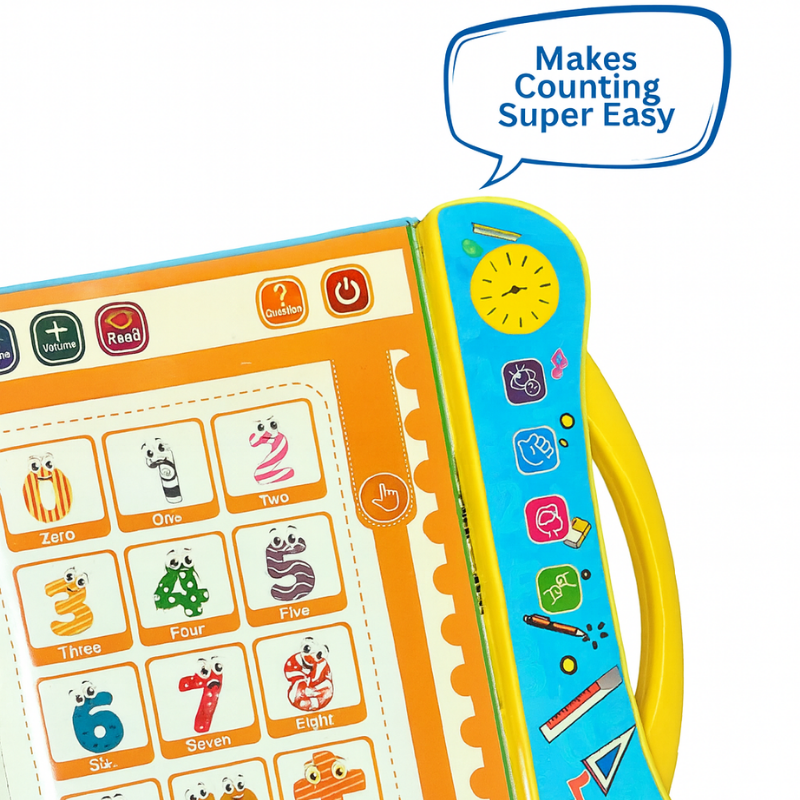 Fun Musical Study Book for Toddlers | Early Learning Sound Book- LetsAdore