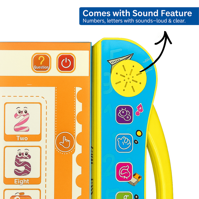 Fun Musical Study Book for Toddlers | Early Learning Sound Book- LetsAdore