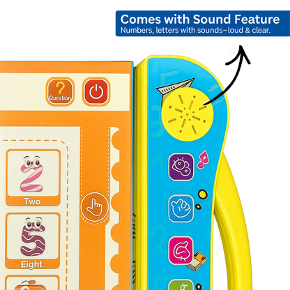 Fun Musical Study Book for Toddlers | Early Learning Sound Book- LetsAdore
