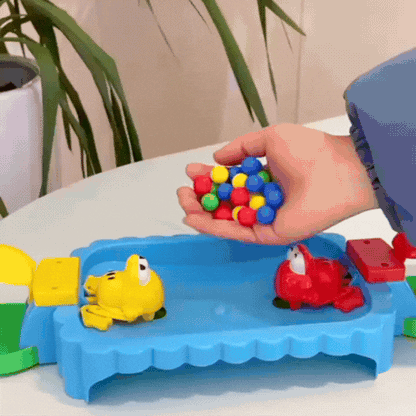 Hungry Frog Indoor Game for Kids | Family Board Game | Frog Toys for Kids Activity | 2 Player Fun Interactive Frog Eat Beans Game | Gift for Girls and Boys