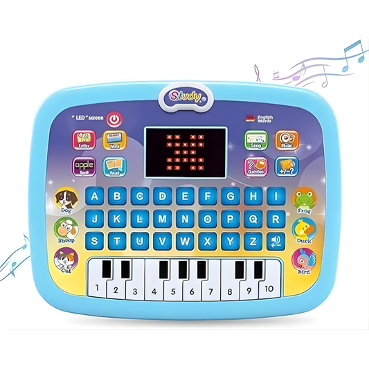 Intelligent LED Learning Tablet Toy for Kids | Early Education Kids Laptop with Light & Sound- LetsAdore